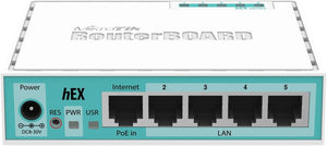 Mikrotik hEX RB750GR3 5 port router main view