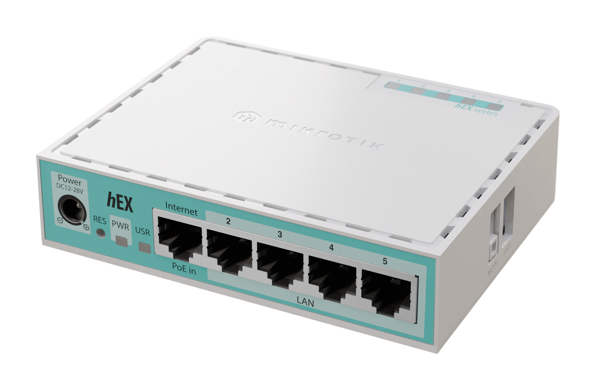 Mikrotik hEX RB750Gr3 5-port Gigabit router main view