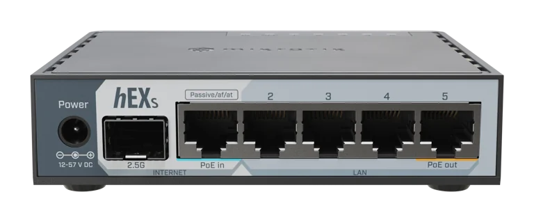 mikrotik hex s 2025 wired router main view
