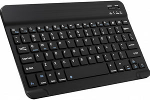 Front view of mobile mini wireless keyboard