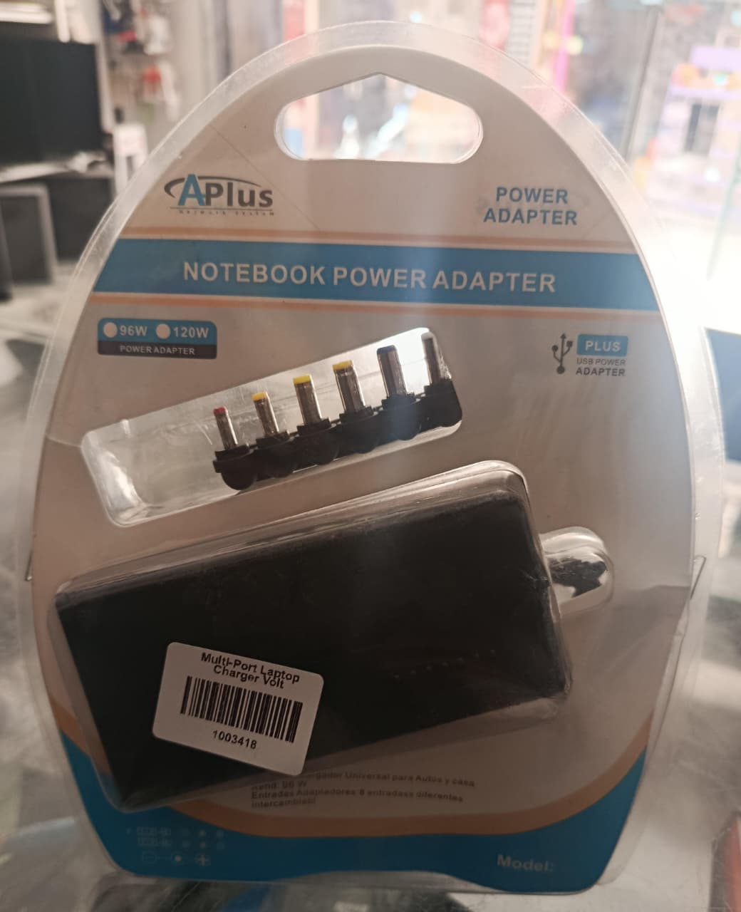 Multi-port laptop charger Volt main front view