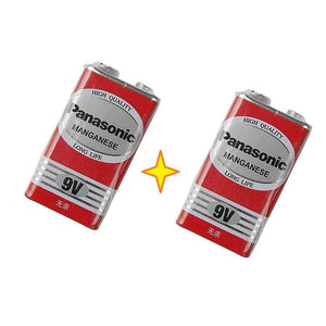Panasonic 9V battery side packaging view