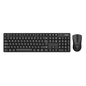 philips c501 wireless keyboard and mouse combo main view