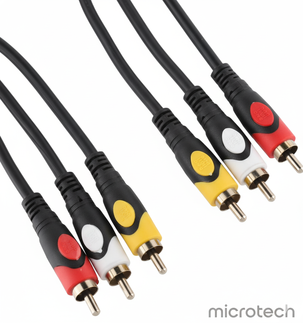 3 Video Audio Line Point 3x3 Audio Cable 3M for Clear Sound Transmission