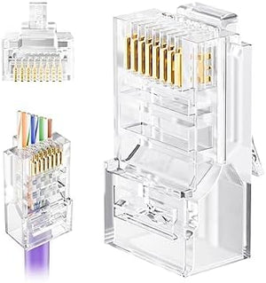 Point RJ45 Cat6 connectors box open detail view