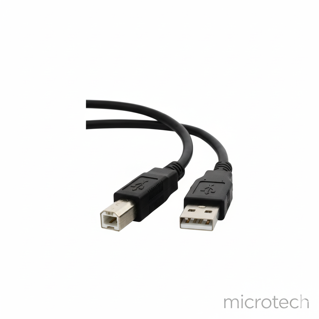 1.5 meter printer cable main front view