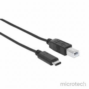 Front view of super fast printer cable to Type-C