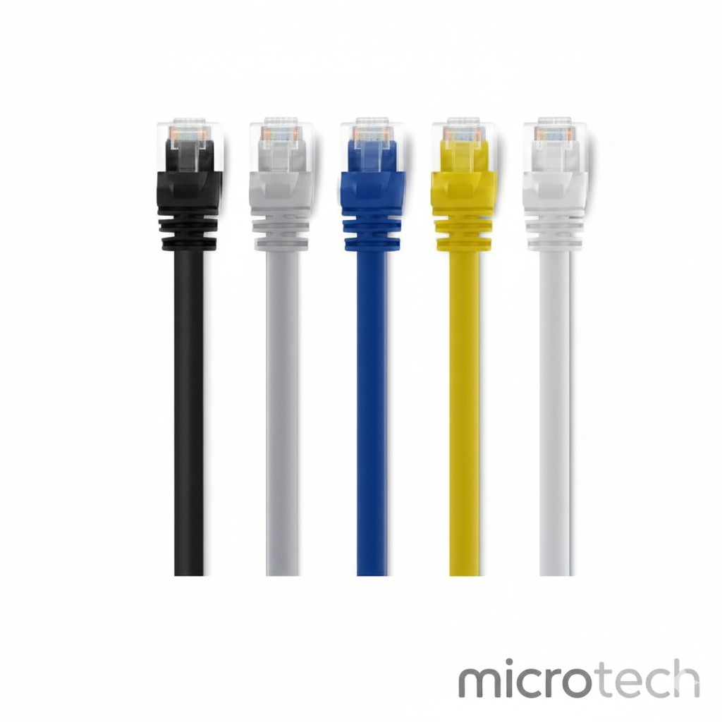 Front view of Prolink 25 cm patch cord Ethernet cable