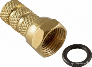 Front view of Prolink 50 cm patch cord Ethernet cable