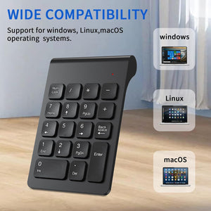 Point PT-220 wireless numeric keypad side view