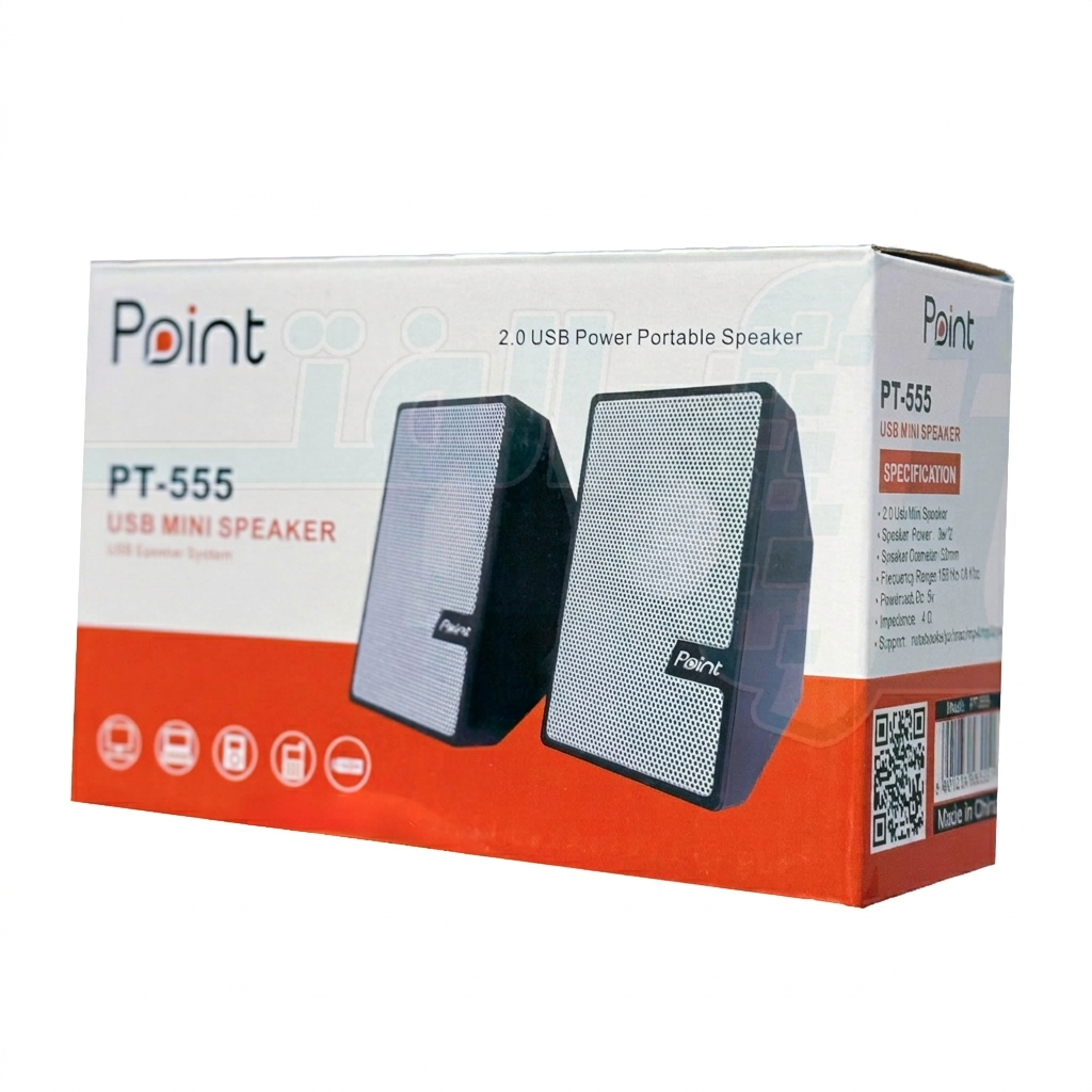 Point PT-555 USB speaker main front view