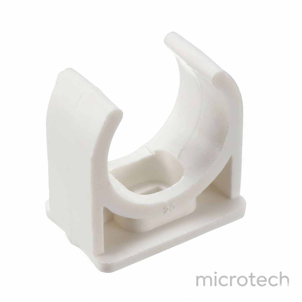 20mm PVC clamp front view