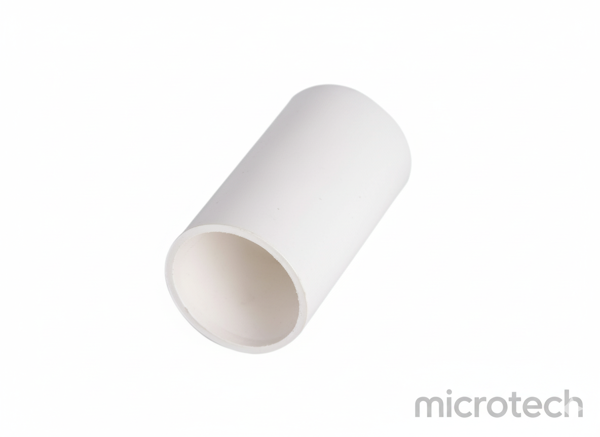 Front view of 20mm PVC coupling