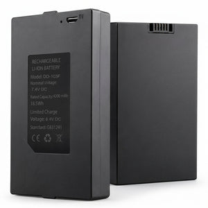 Rechargeable lithium ion battery compatible with smart door locks
