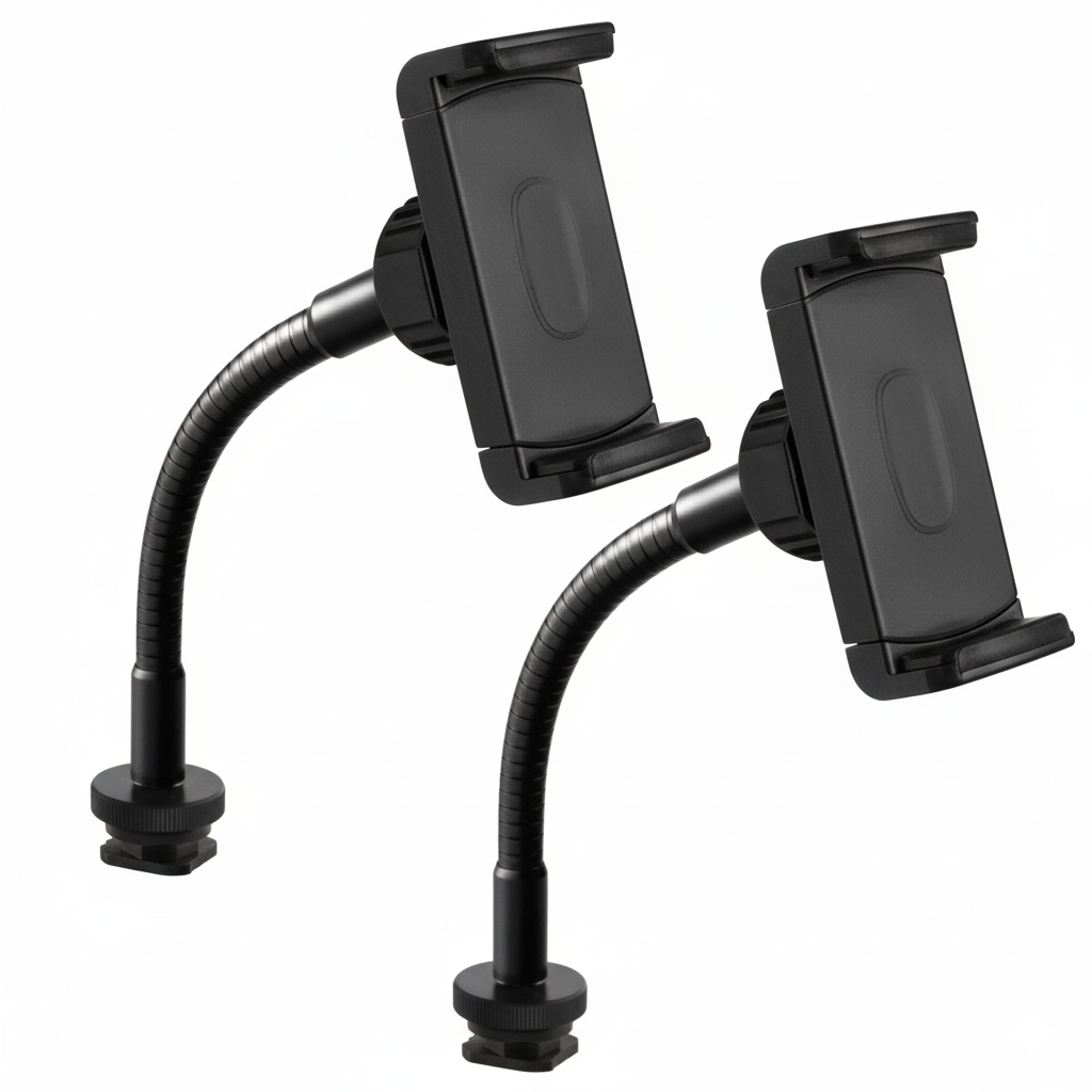 Ring light holder main front view