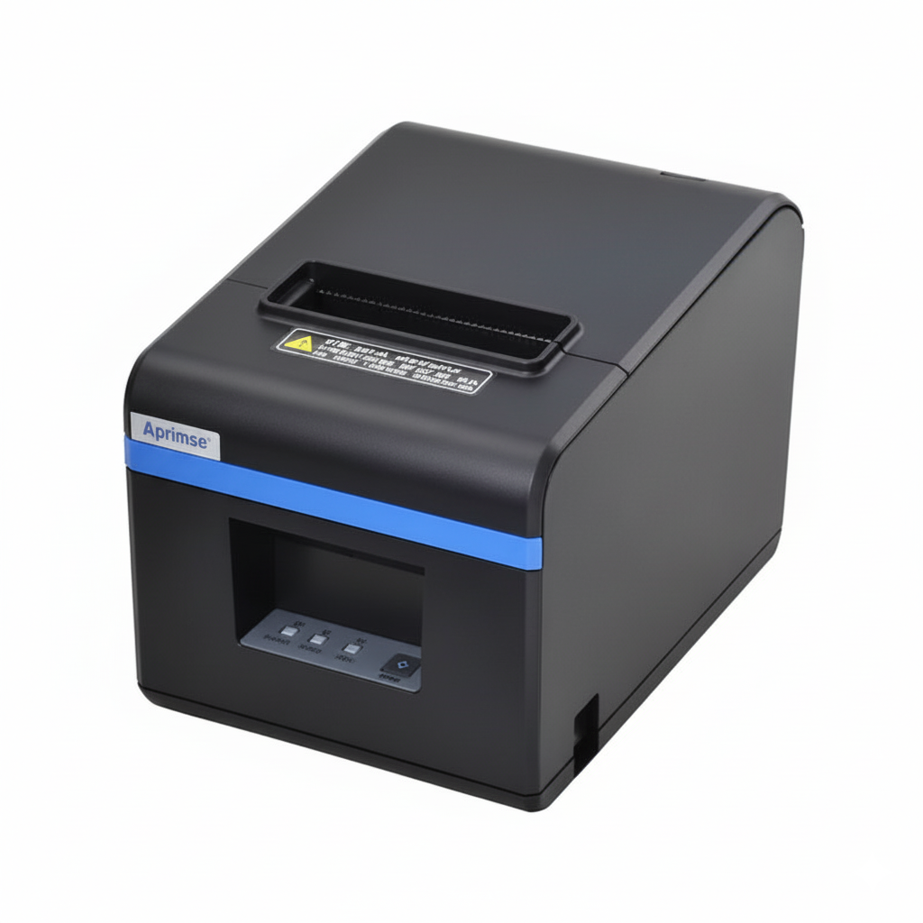 Front view of Rongta RP310 barcode printer