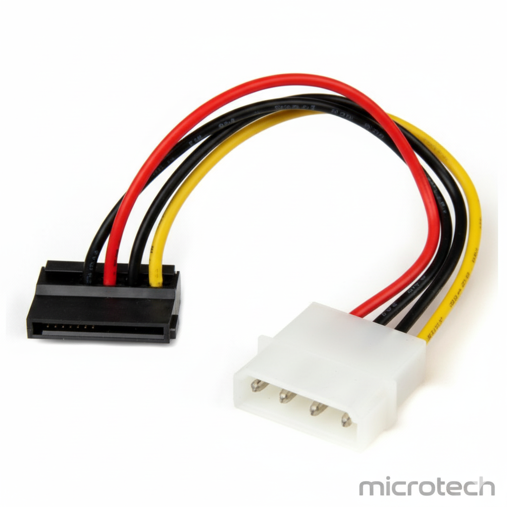 SATA power cable 5×1 front view