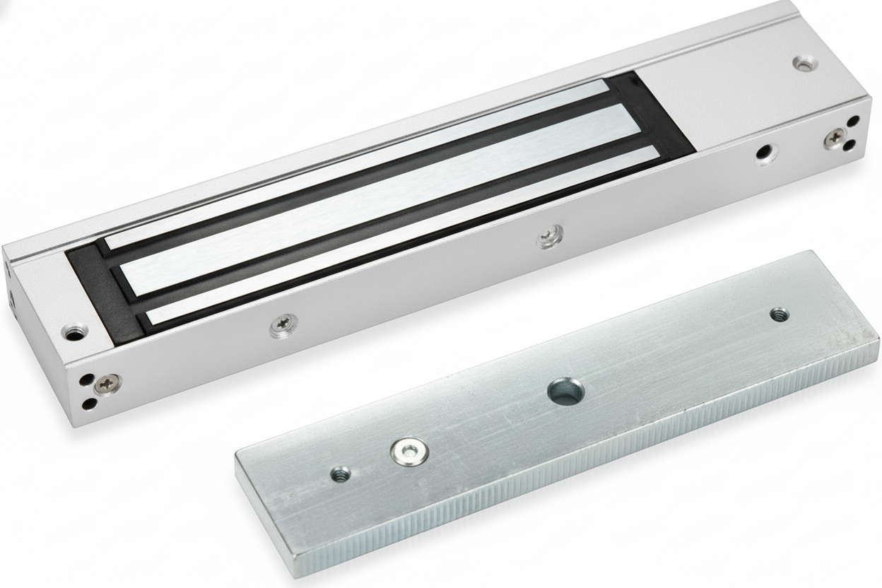 Front view of SIB magnetic lock bracket 280KG L280B‑ZL