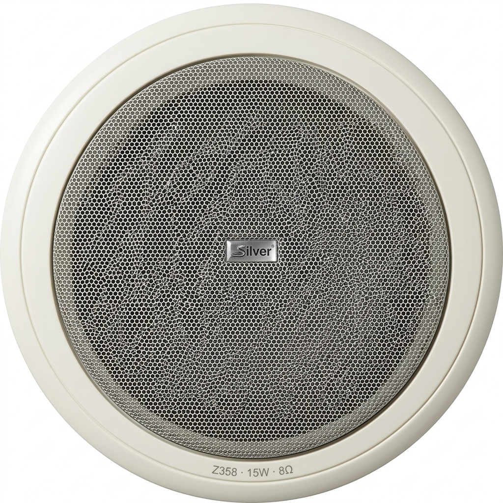 Silver Z358 15W ceiling speaker main view