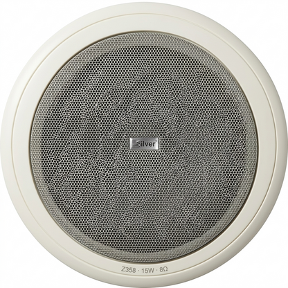 Silver Z358 15W ceiling speaker main view