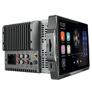 Silver Z700F 240W amplifier side view