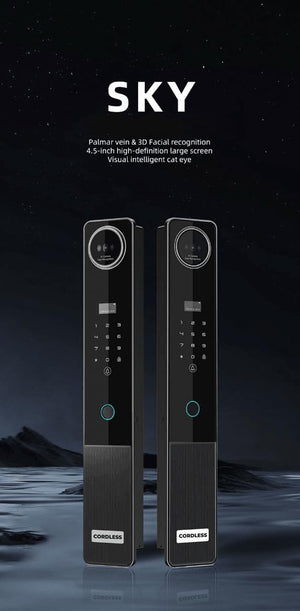 Cordless Sky smart door lock main view