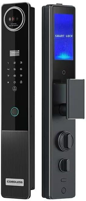 Cordless Sky smart door lock side view