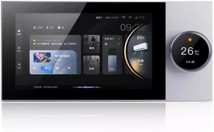 main view smart home control panel touchscreen