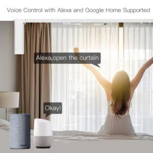 Smart curtain 5M Zigbee system side view