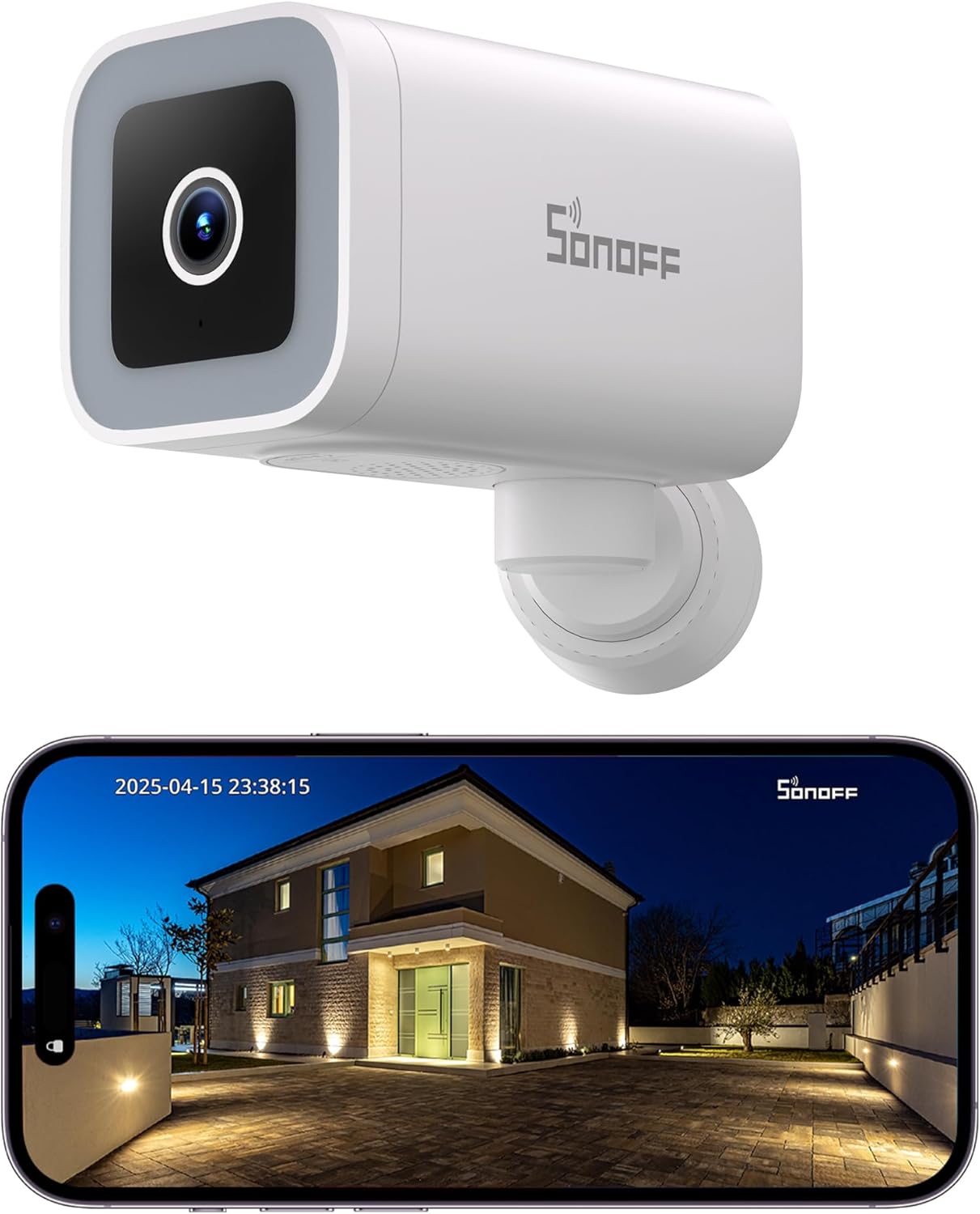 SONOFF CAM-B1P outdoor security camera side view
