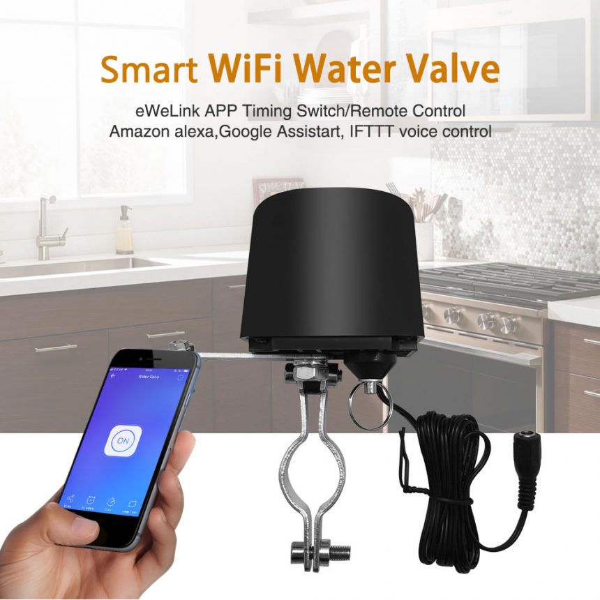 SONOFF electric valve smart switch side view