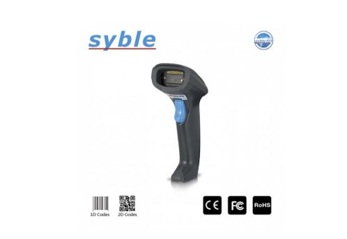 Syble XB-6258 2D barcode scanner detail view