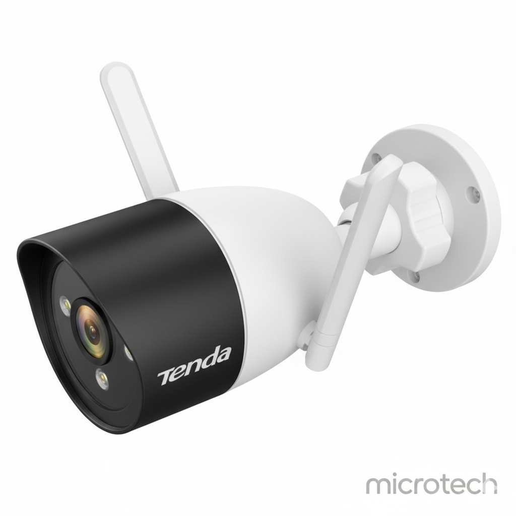 Front view of Tenda CT3 Outdoor IP Security Camera showing lens and body