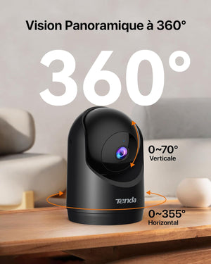 Side view of Tenda CP3 3MP wireless IP camera