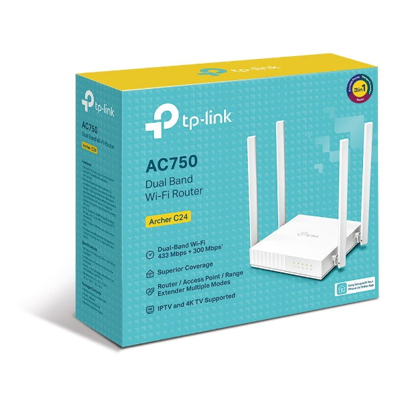 tp-link archer c24 ac750 access point main view