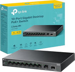 tp-link ls1210gp poe+ unmanaged switch main view