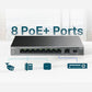 tp-link ls1210gp poe+ switch port view