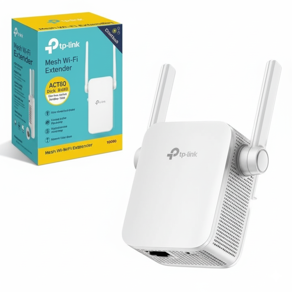 Front view of TP-Link RE205 AC750 range extender
