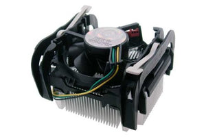 Angle view of U-Max 478 CPU cooler fan