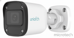 Uniarch UAC-B112-AF40-W 2MP outdoor CCTV camera front view with color soundfeatures
