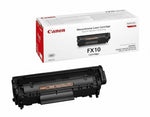 Canon FX10 toner cartridge and packaging on a white background