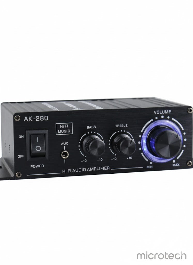 DSPPA Mini Stereo Amplifier 40W Bluetooth
