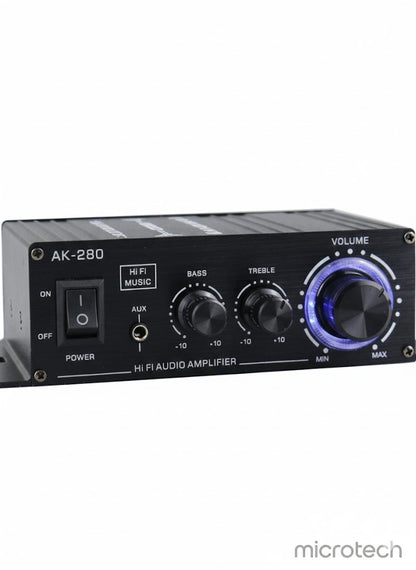 DSPPA Mini Stereo Amplifier 40W Bluetooth