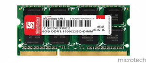 Laptop DDR3 RAM 8GB Used