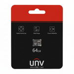 Front view of UNV 64GB memory card