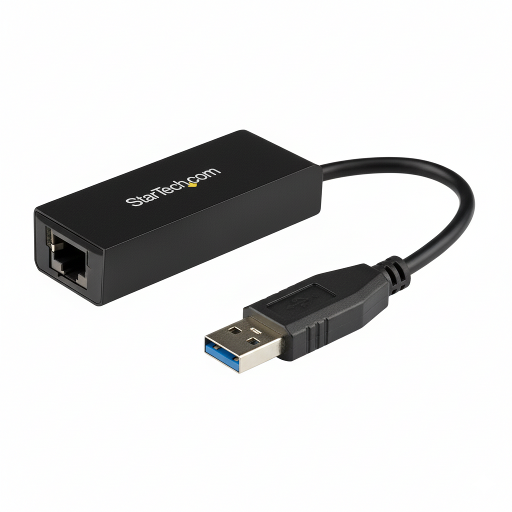 Front view of USB 3.0 LAN adapter 10/100/1000