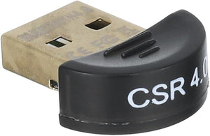 Side view of USB Bluetooth dongle metal showing slim metal body