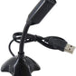 USB microphone base and connector detail view