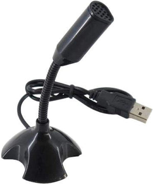 USB microphone base and connector detail view