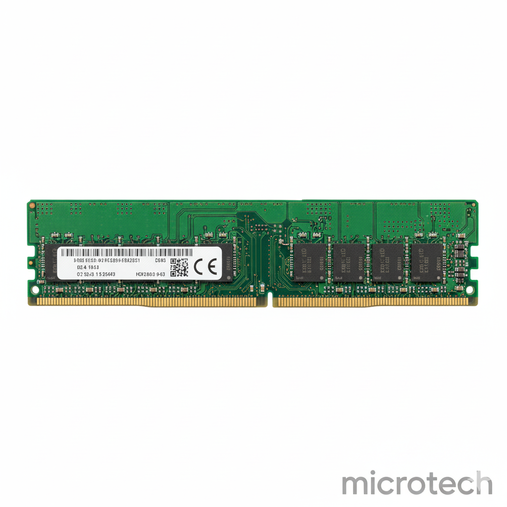 Used DDR4 8GB PC RAM memory module front view